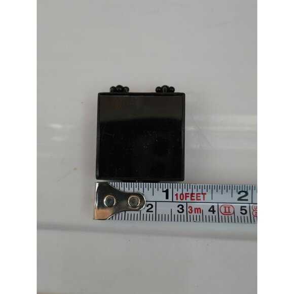 15 Plastic Acrylic Square Hinged Box Containers for Gems Pins Beads 1-1/4 inch - Picture 6 of 8